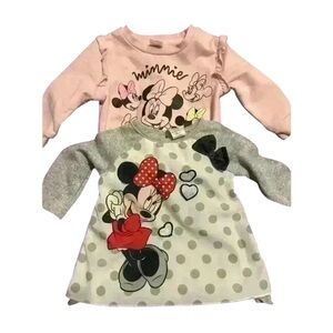 Disney Baby girl long sleeve shirts both 3-6 months mini  mouse